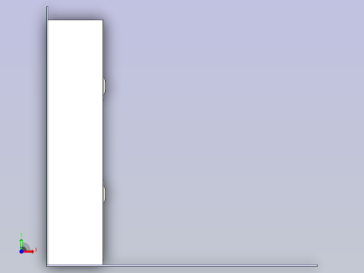 厨房装修橱柜模型前视缩略图