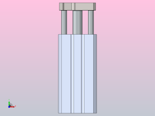 SMC CDQMB25-50导杆油缸前视缩略图