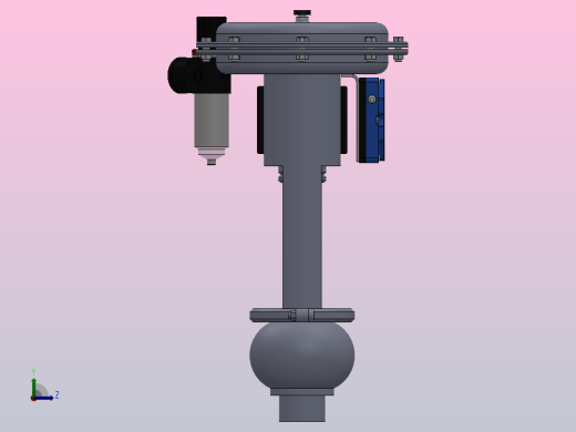 DTG-01-L型数字式调节阀(3277)[DTG-01-DN50]左视缩略图