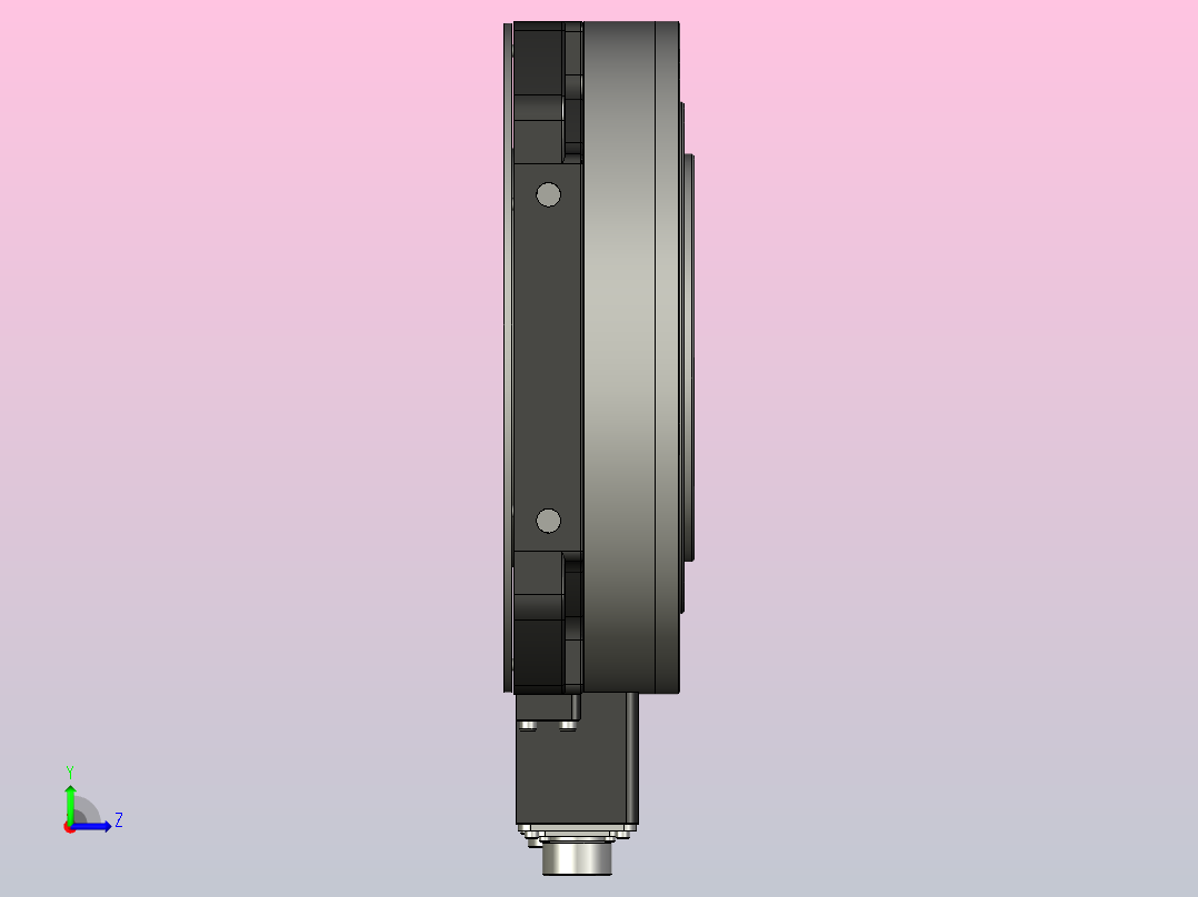 直接伺服转台扭矩40 Nm TM-RFM040J10左视图