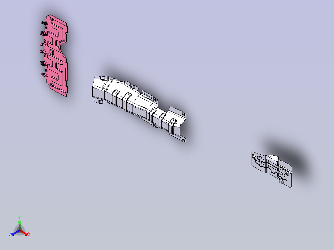 猎豹 CS9 B005173001_M_车身下防护板装置主视图