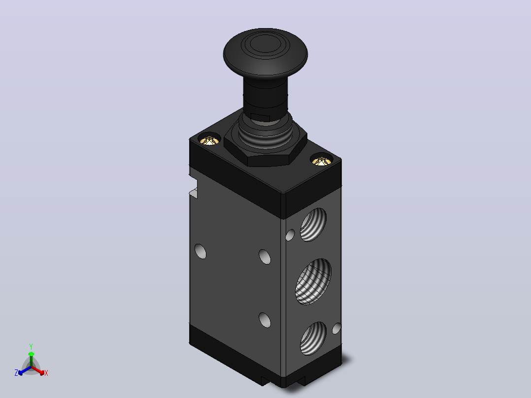 手阀5-2 4L210-08 (AirTAC)主视图