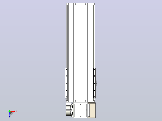 皮带直线轴半封闭可选导轨TPA-HNB-220D-176-L350-RP-Y-P1K-N3俯视缩略图