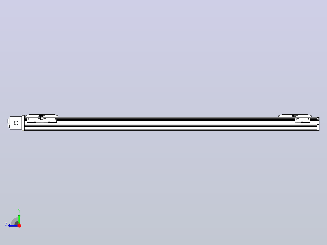 皮带直线轴双滑块型TPA-GCBS-50-P42-L375-DR-M10-N3右视图