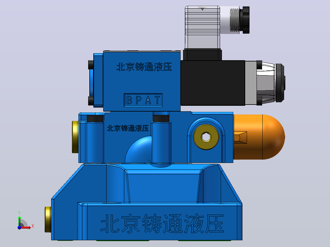 DBW30-2 先导式电磁溢流阀前视图