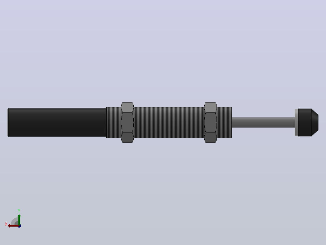 AD-2550／2580油压缓冲器[AD▪2550]后视图