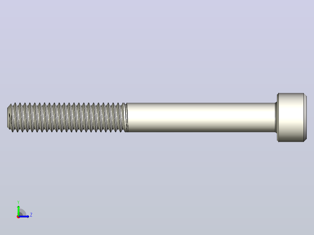 DIN_EN_ISO_4762_M6x55.ipt内六角螺钉左视图