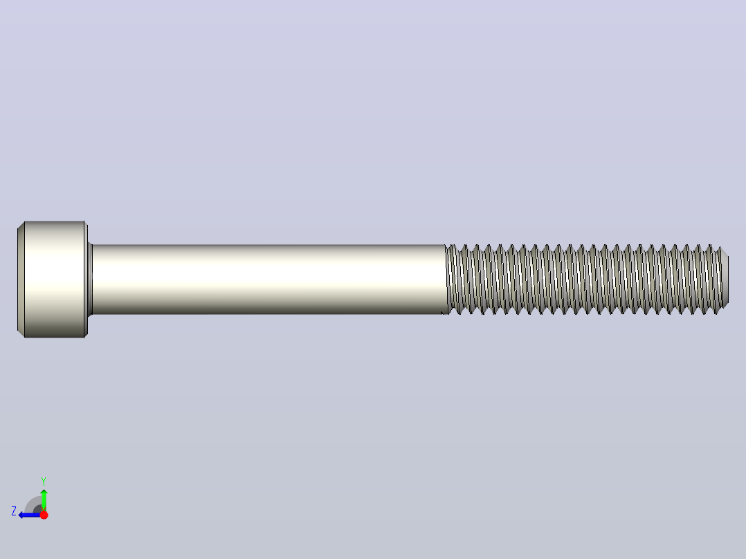 DIN_EN_ISO_4762_M6x55.ipt内六角螺钉右视图