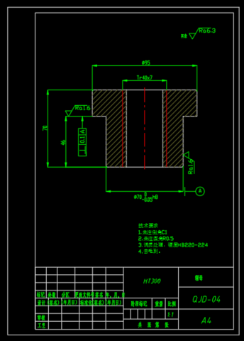 螺旋千斤顶设计F=45.5KN（SW+CAD+说明书）缩略图