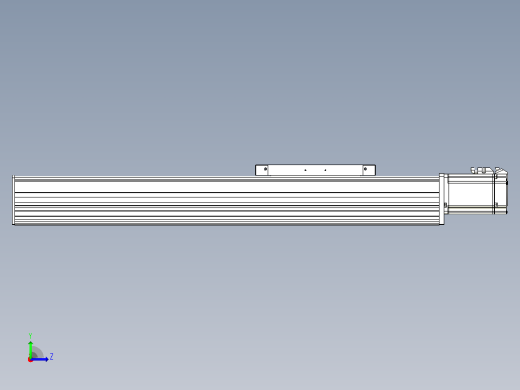 滚珠丝杠直线轴带导轨全封闭TPA-HCR-202D-2510C-L450-M-Y-P75-N3左视缩略图