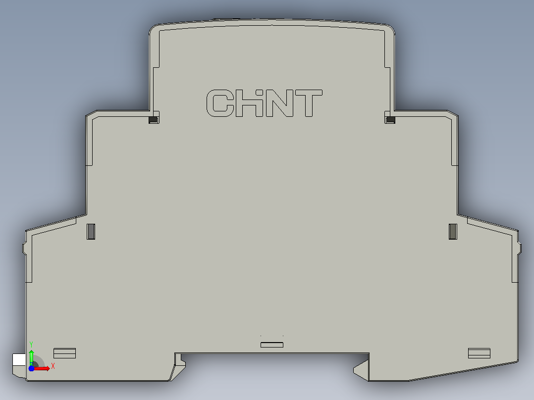 NTE8-J时间继电器三维模型202012前视图