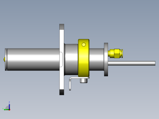 带喷气的摄像头调整机构左视缩略图