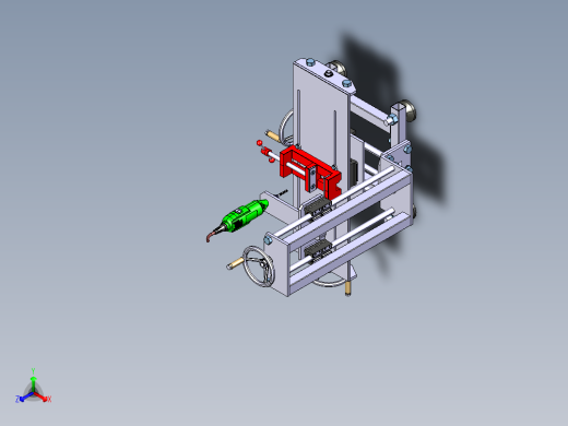 Frezarka台式钻机3D模型图纸 CATIA设计