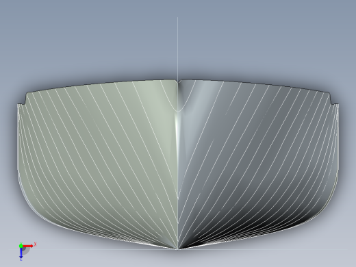 PROJEKT 1547船舶模型3D图纸 IGS格式正等轴测缩略图