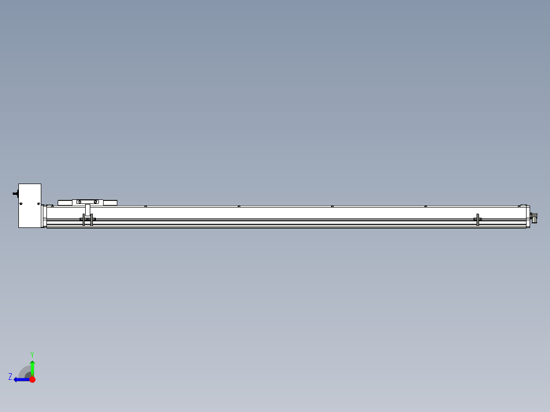 Toyo东佑达直线模组-ECB14-1250-RU右视图