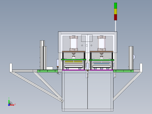 双工位热压机前视缩略图