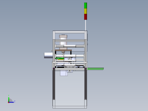 双工位热压机左视缩略图
