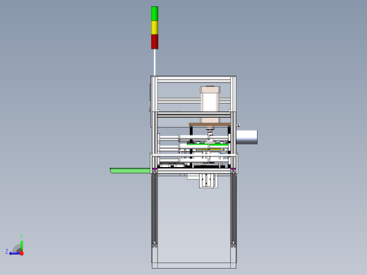 双工位热压机右视缩略图