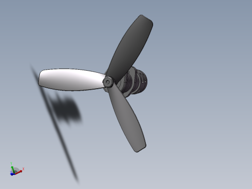 扇叶SW三维模型