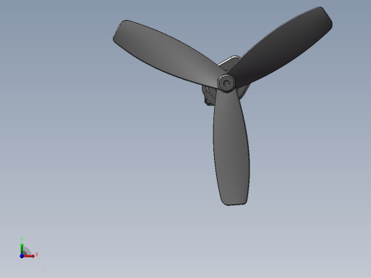 扇叶SW三维模型前视缩略图