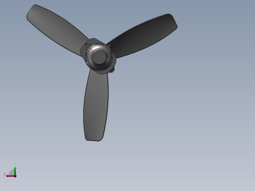 扇叶SW三维模型后视缩略图