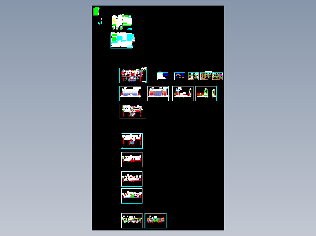 【6层】6060.39平方米6层调度楼毕业设计（招标文件、技术标、商务标、CAD图纸46张）