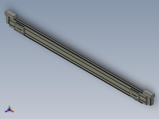 威洛博双电机滑台-VBC14S2-L50-S1900-BLR-P40-C6正等轴测缩略图