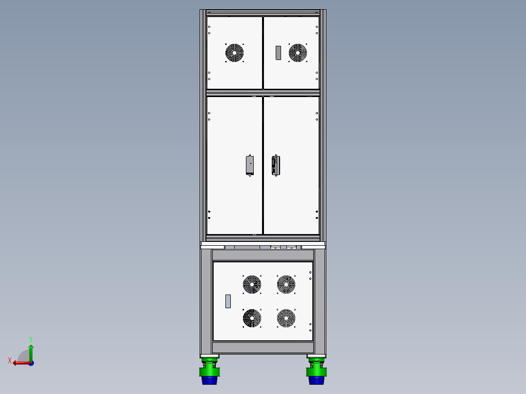 电子产品视觉测试设备后视图