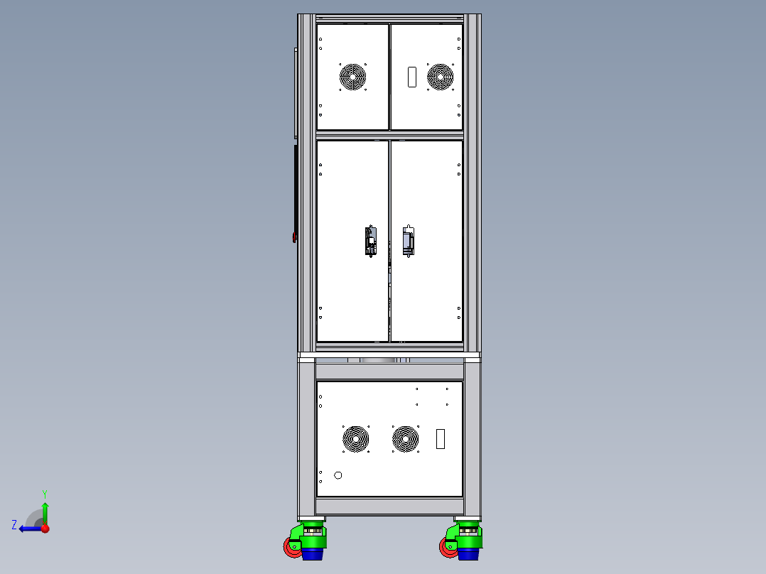 电子产品视觉测试设备右视图