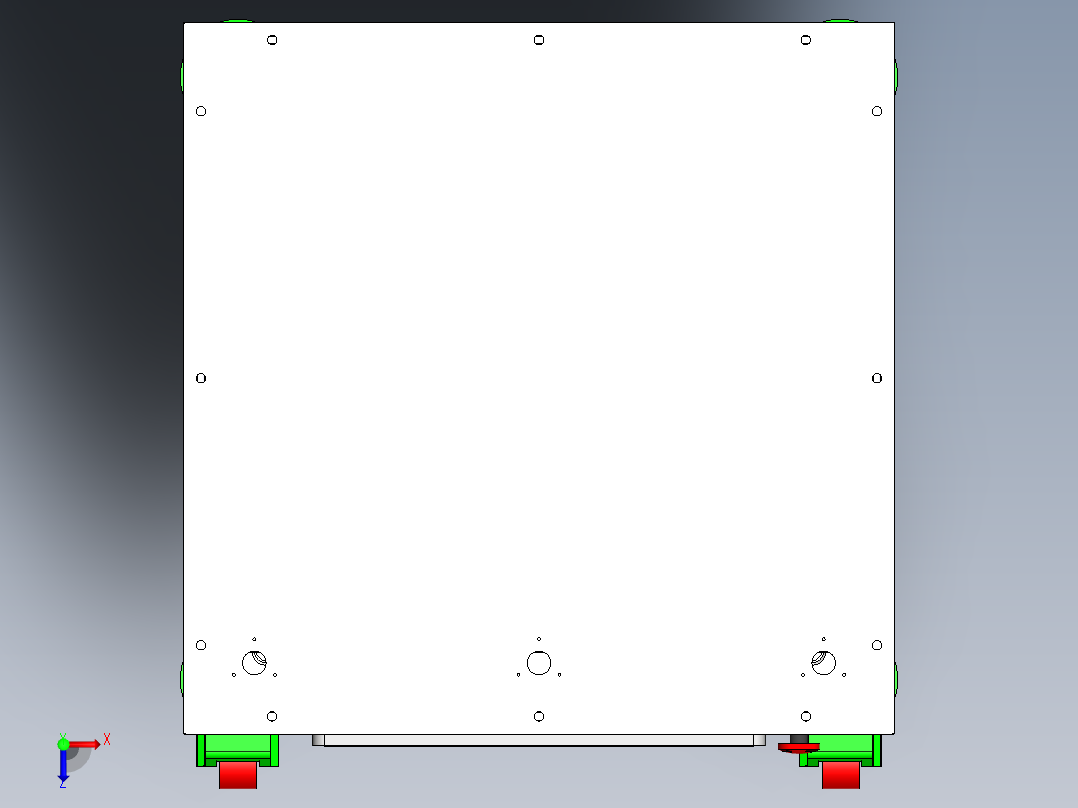 电子产品视觉测试设备俯视图