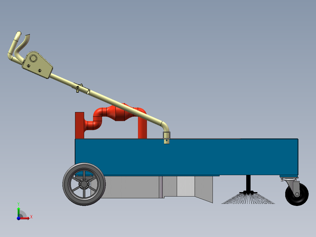 电动清扫机SW三维图=1047814==350前视图