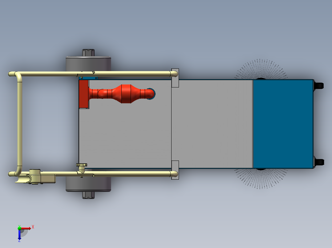 电动清扫机SW三维图=1047814==350俯视图