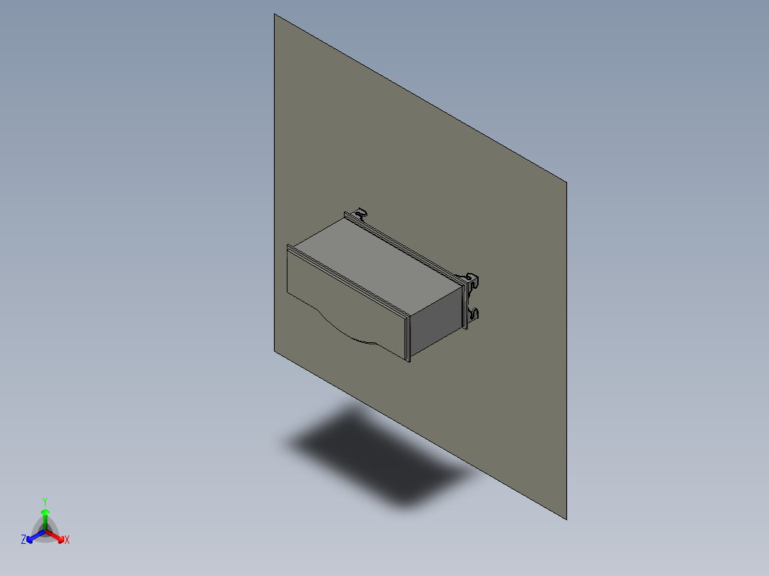console-melahat-电视柜正等轴测图