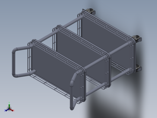 3层推车正等轴测缩略图