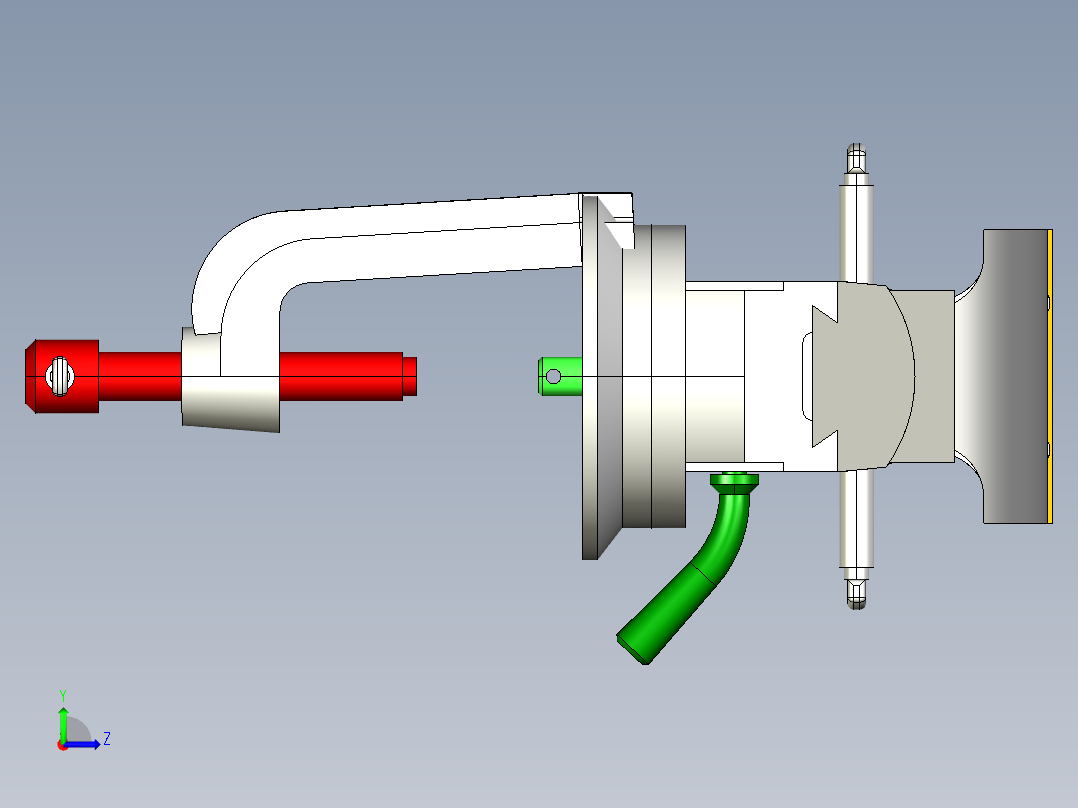 台钳 (61)左视图