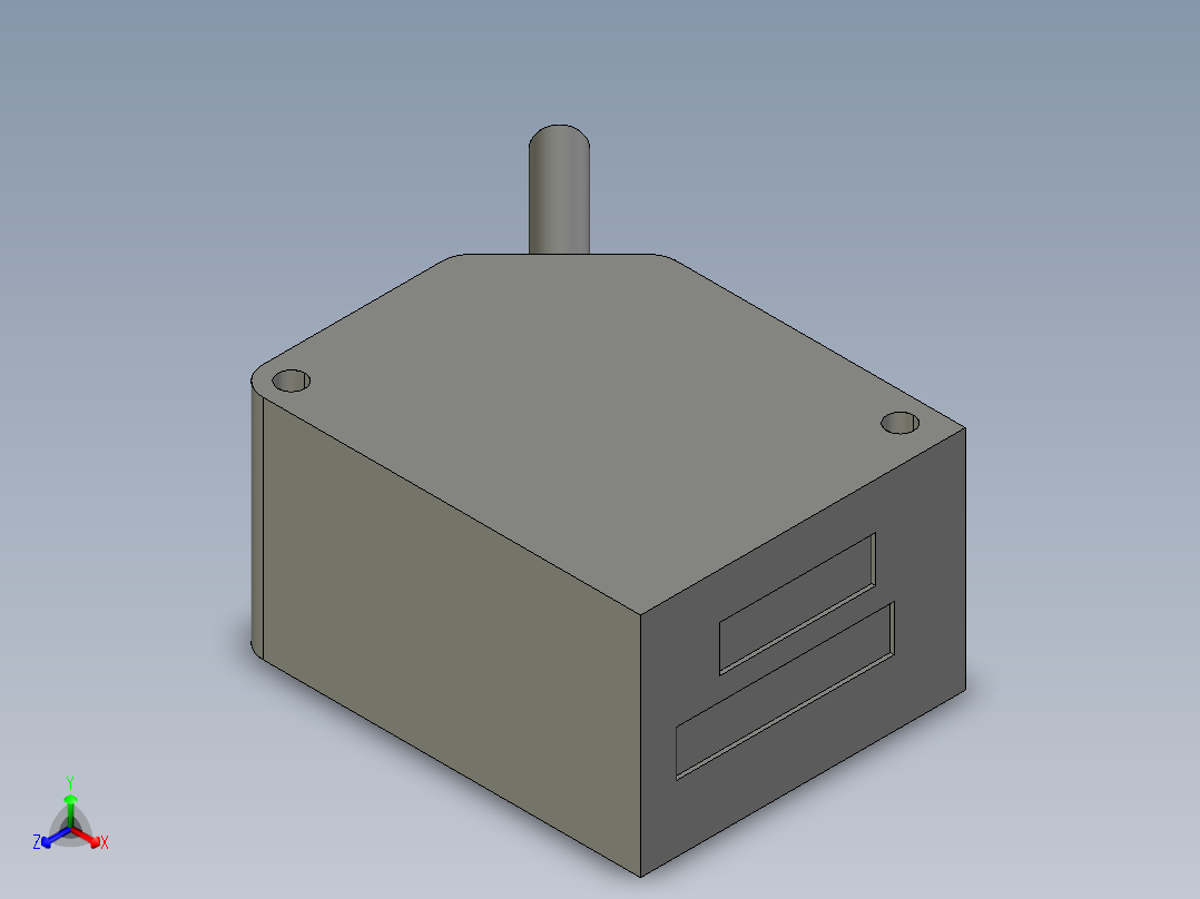 基恩士BL-500_kc图纸模型正等轴测图