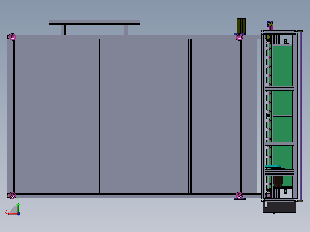 布料拉平裁切机sw18可编辑后视图