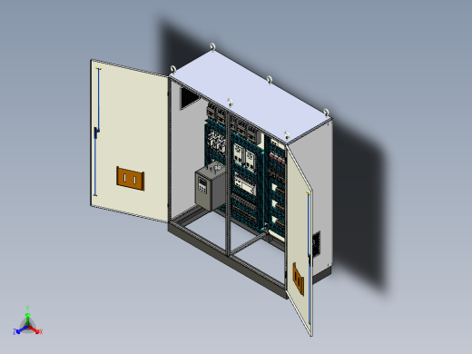 刀开关软启动plc控制柜 55936