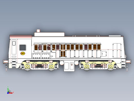 B3003589-柴油电力机车荷兰铁路2205前视缩略图