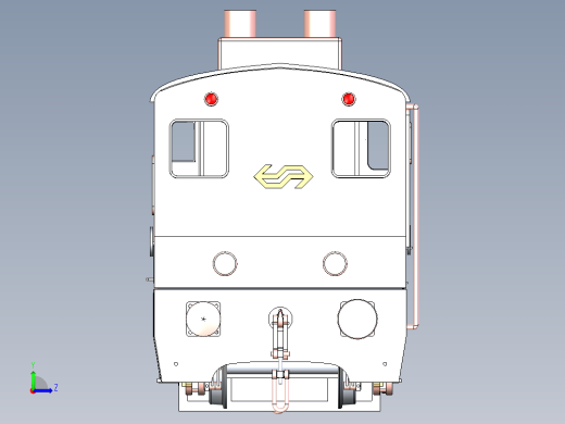 B3003589-柴油电力机车荷兰铁路2205左视缩略图