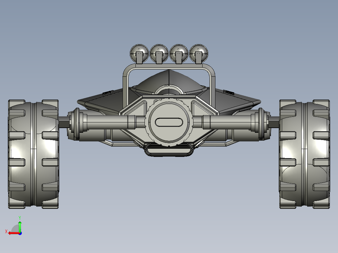 B3003672-越野未来车辆后视图