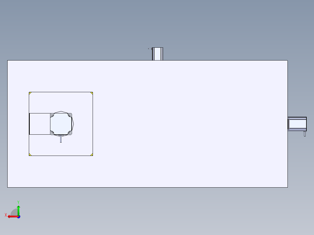 蜗杆砂轮磨齿机后视图