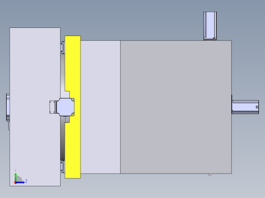 蜗杆砂轮磨齿机左视缩略图