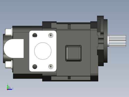 CBHYG-F双联齿轮油泵CBHYG-F36-F3.5-ATΦ左视缩略图