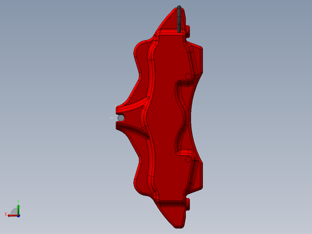 A2004988-保时捷制动卡钳后视图