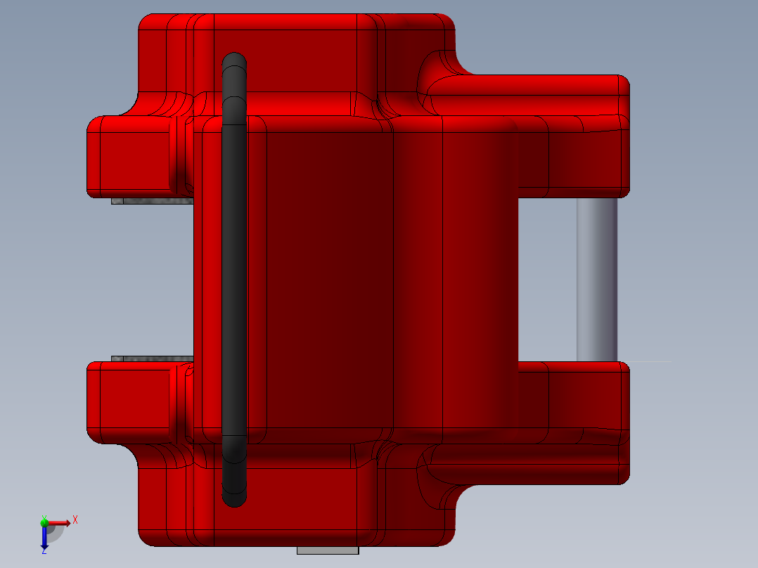 A2004988-保时捷制动卡钳俯视图