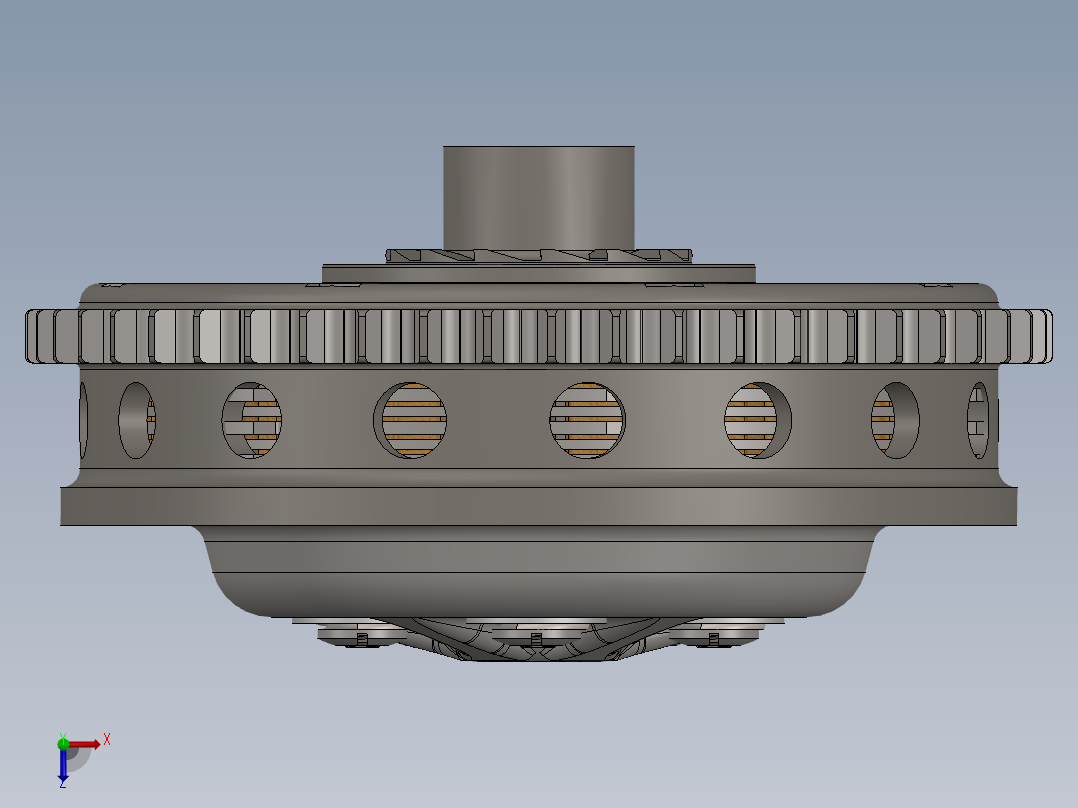 离合器(3)俯视图