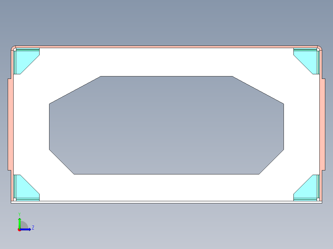 海绵固定工装左视图