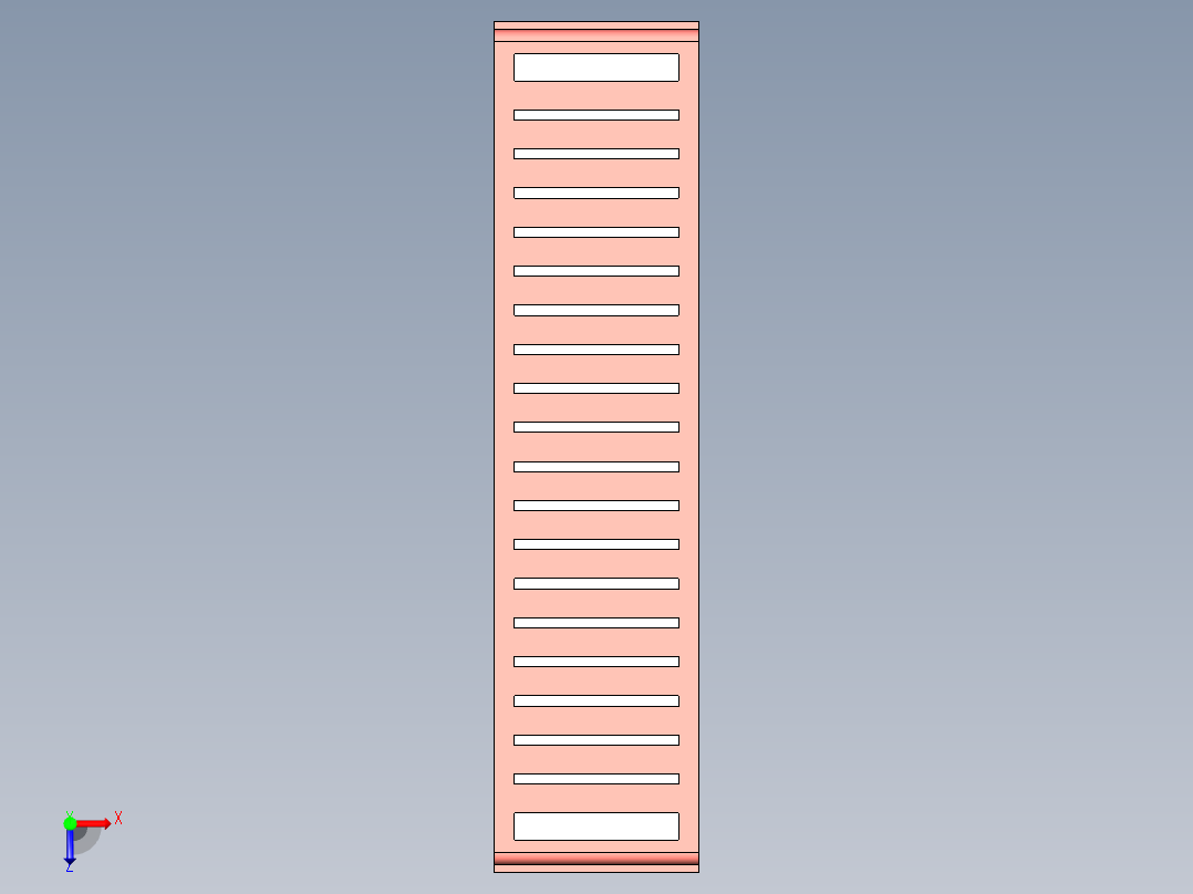 海绵固定工装俯视图