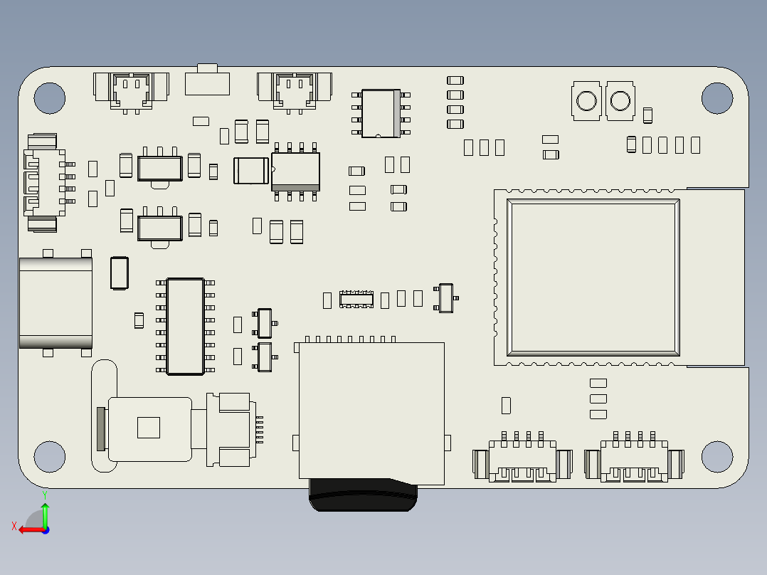 2.4英寸ESP32显示屏后视图